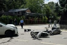 aksidenti-ne-prishtine,-arrestohet-shoferi-i-vetures-qe-goditi-dy-motocikleta