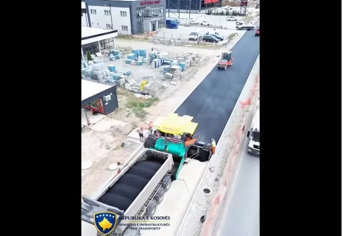 zgjerimi-i-rruges-qmi-lipjan,-basha-ndan-pamjet-nga-punimet