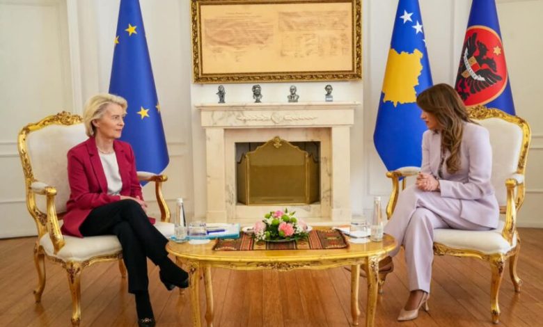 takimi-haxhiu-von-der-leyen,-presidenca:-u-diskutua-per-zgjedhjen-e-presidentit-dhe-denimin-e-ish-krereve-te-uck-se
